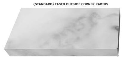 eased outside corner radius