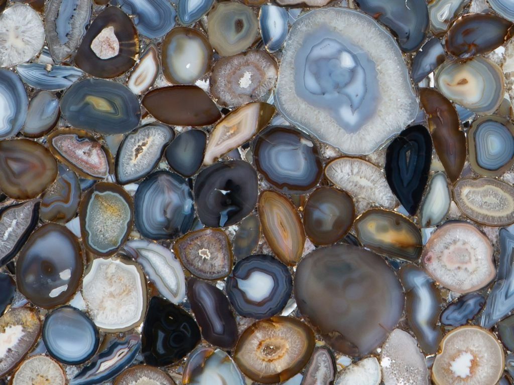 semi-precious stones and onyx collection