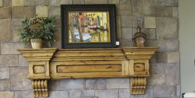 Fireplace mantel