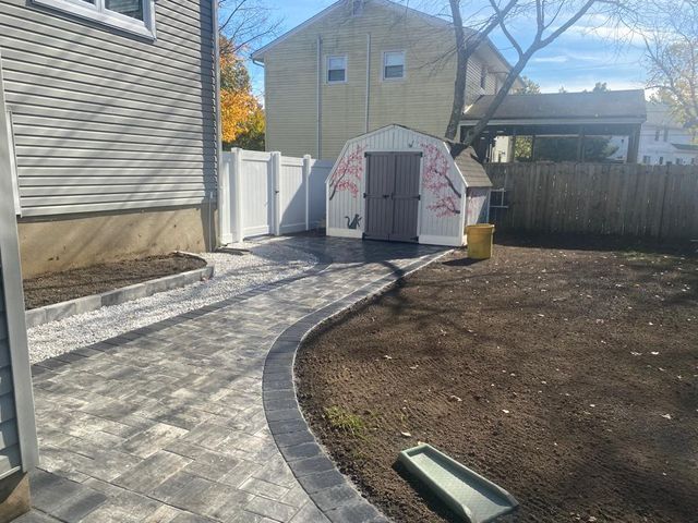 Paver driveway