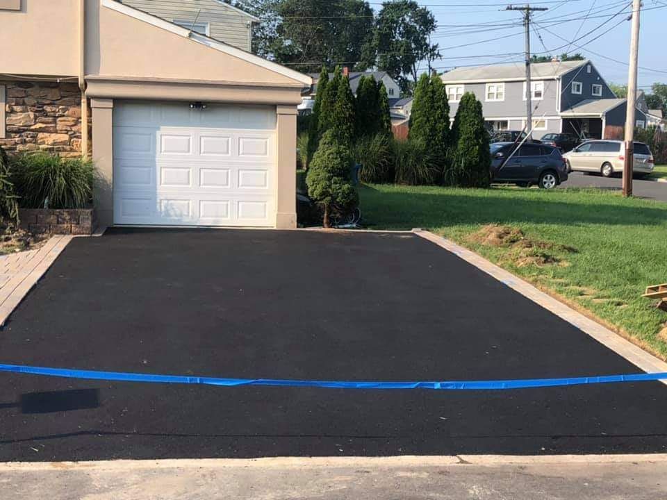 Asphalt driveway