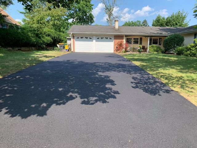 Asphalt driveway