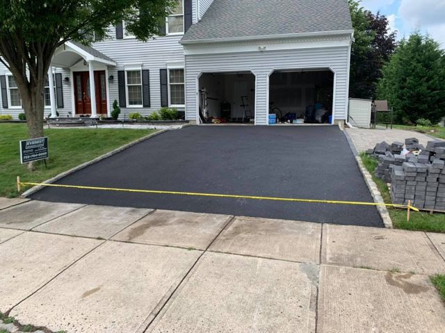 Asphalt driveway