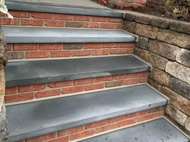 New steps installed