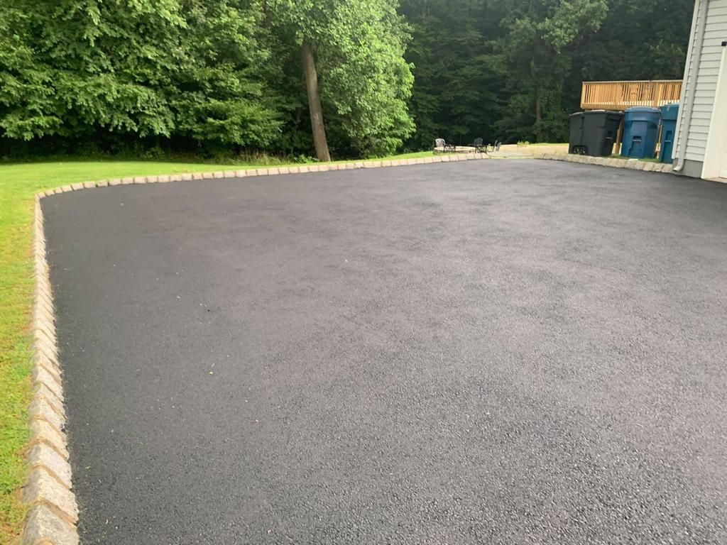 Repaired driveway