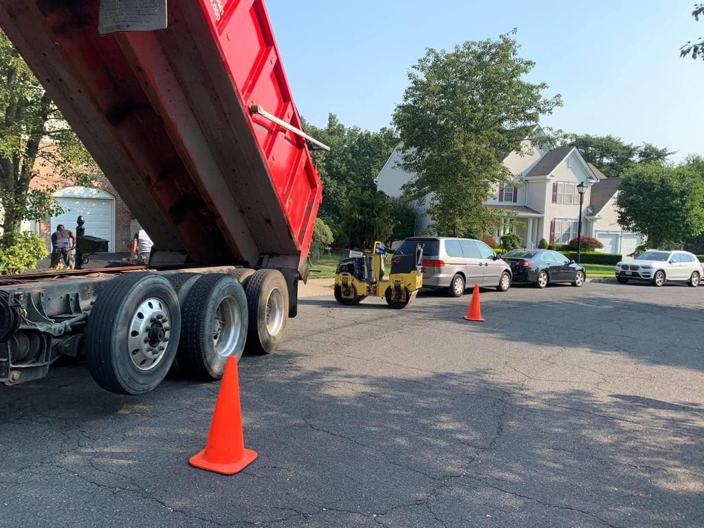 Asphalt driveway renovation