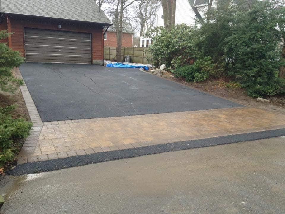 Finished driveway