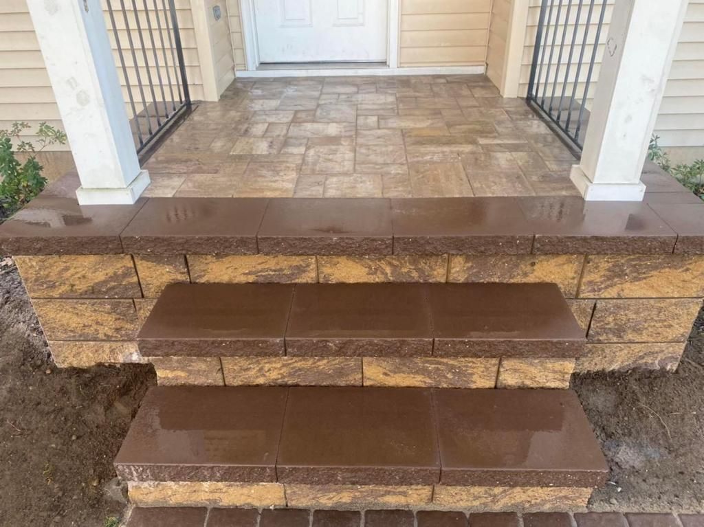 Finished stairs & steps