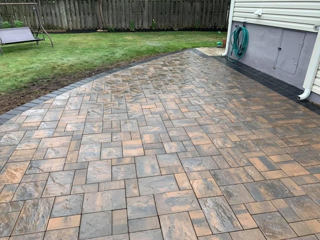 Beautifully made patio