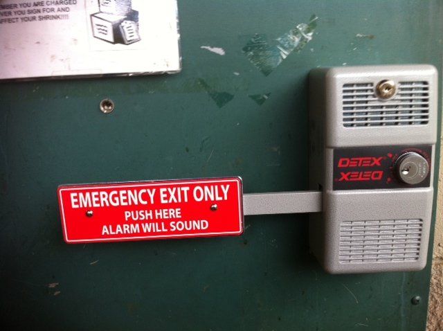 Detex Alarm Exit Lock