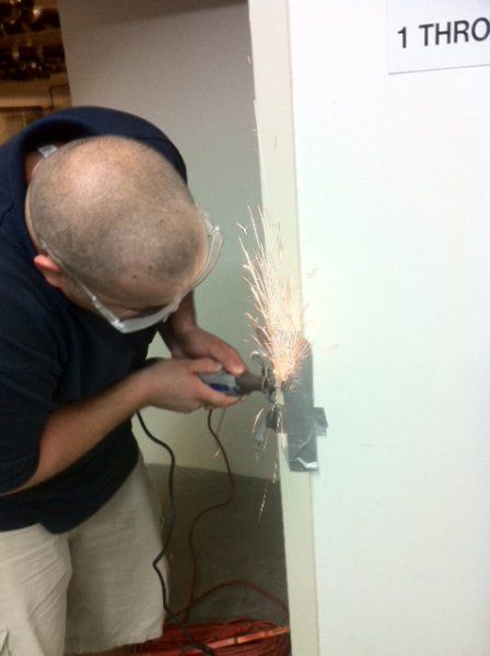 Installation of an electric strike system