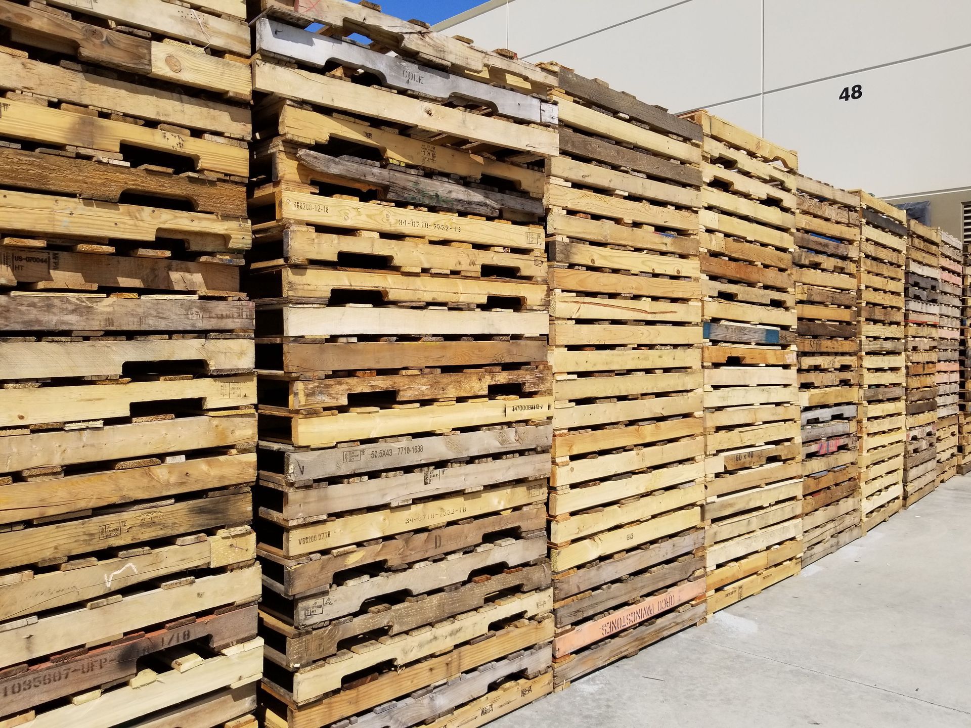 wood pallets