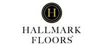 Hallmark Floors logo: black and gold circular design with the letter 