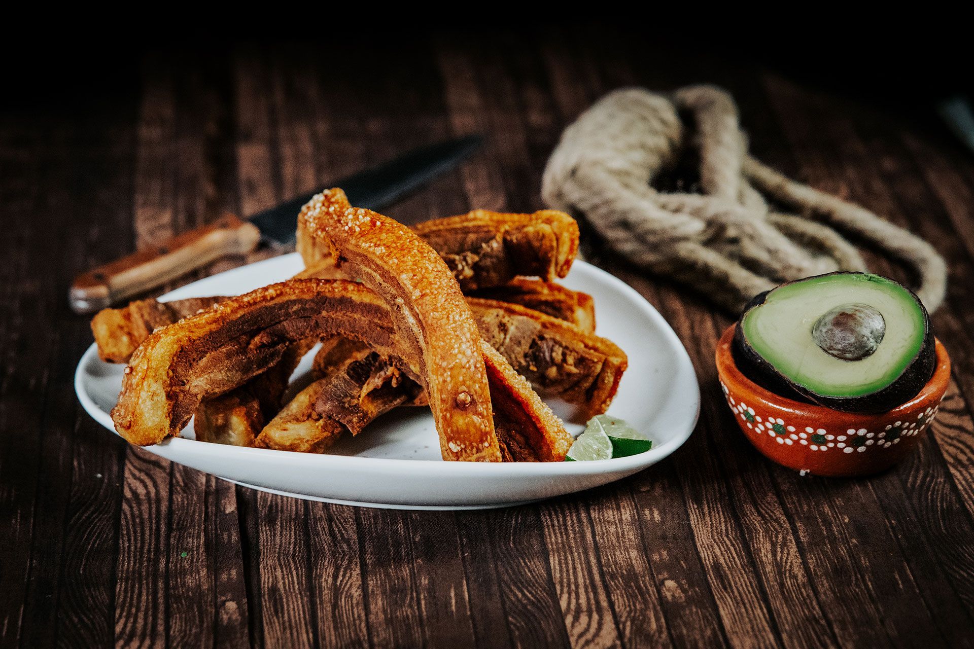 chicharron con carne