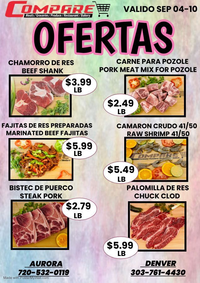 Weekly Specials Meat