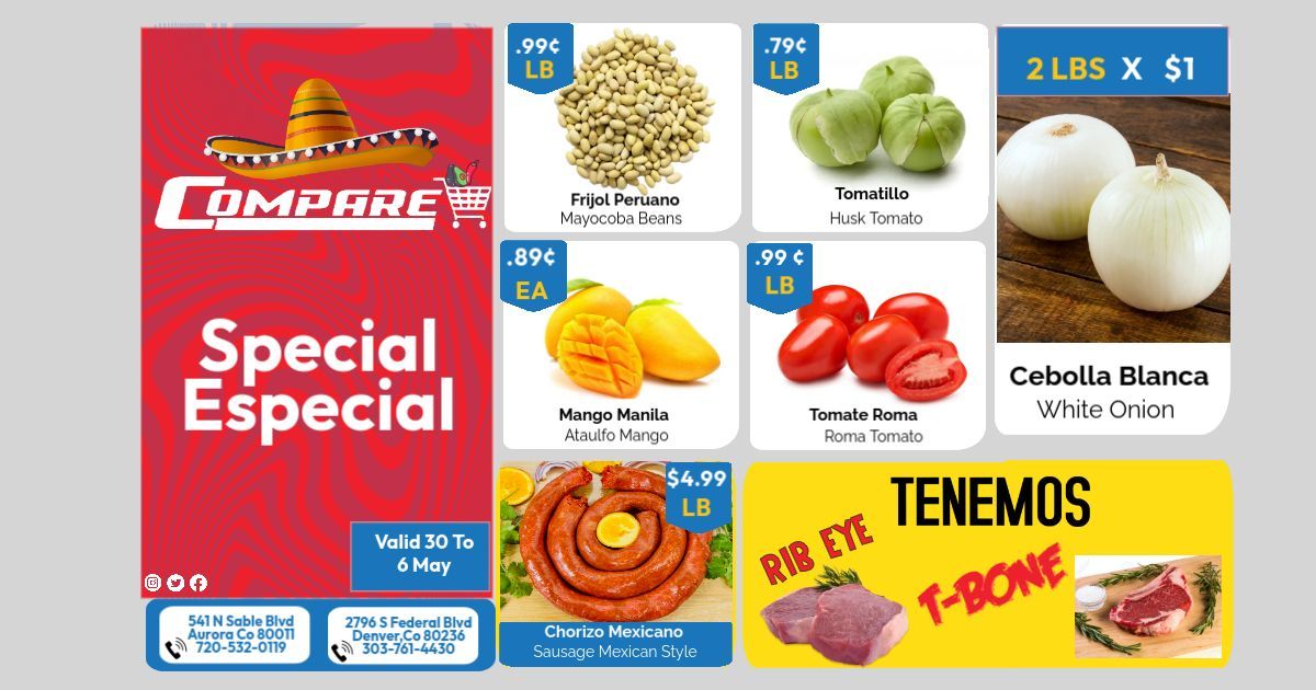 Produce special for April 30-May 06