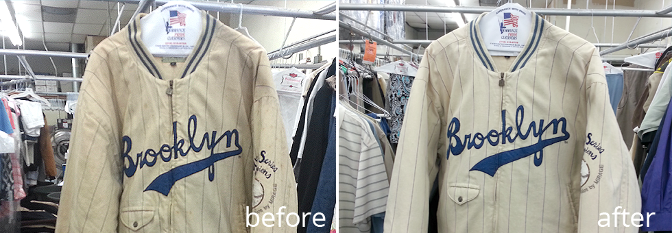 Before and after sports jacket