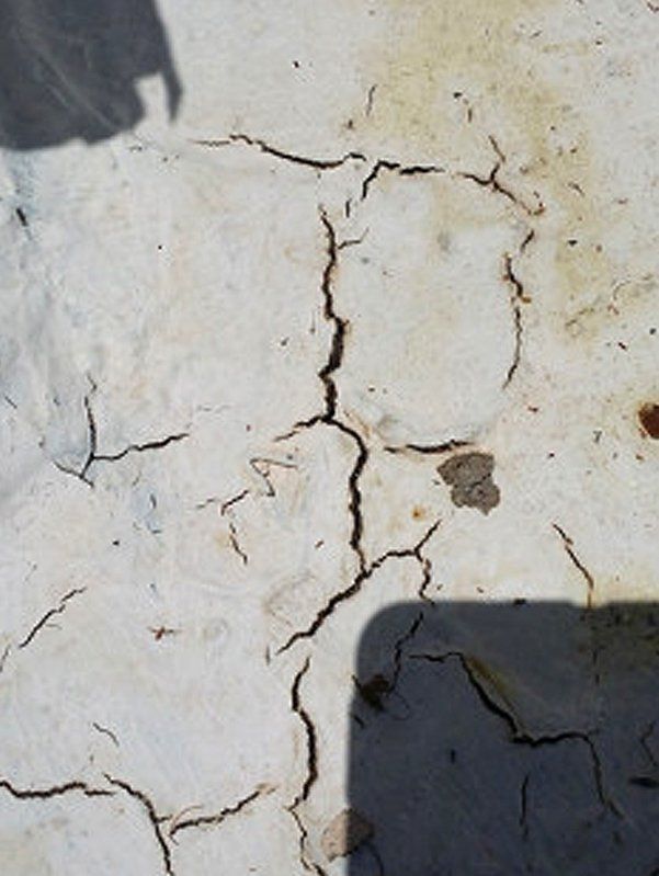 Crack in a roof