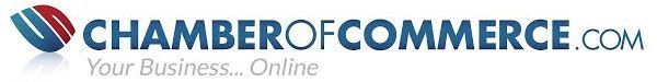 ChamberofCommerce.com logo: A blue and red swirled design with dark blue text, "CHAMBEROFCOMMERCE.COM". Underneath reads "Your Business... Online".