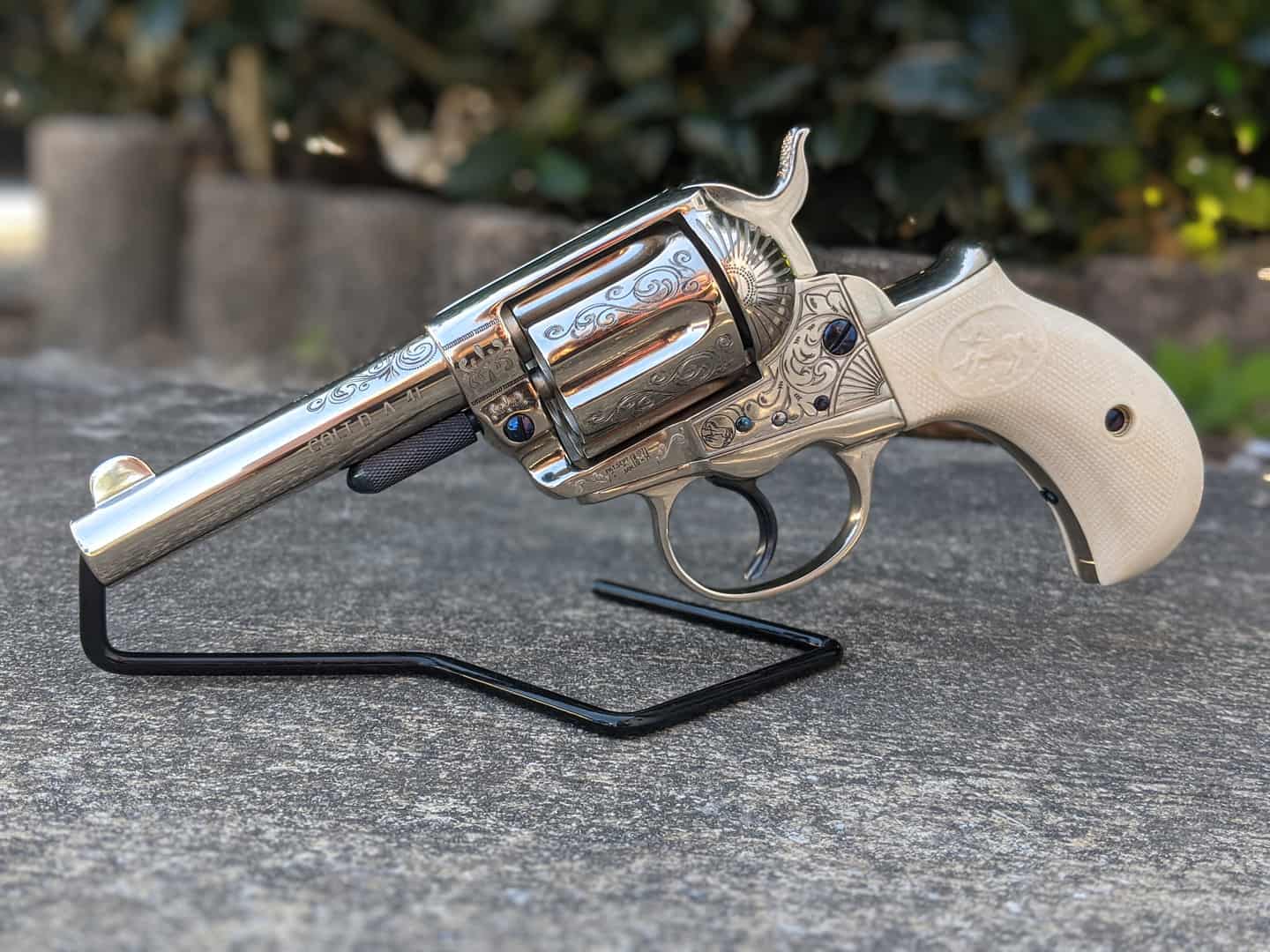 Engraved Colt Lightning