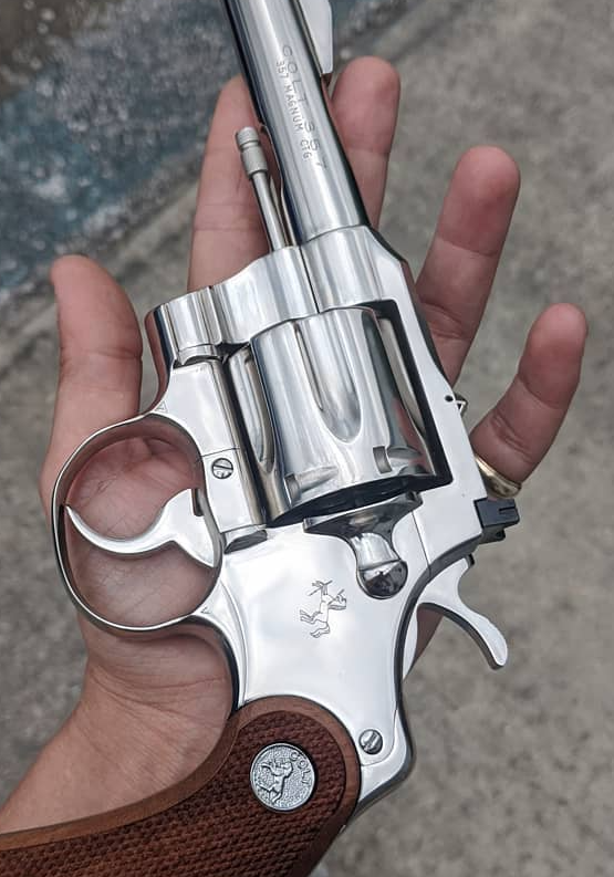 Colt Model 357 Factory Roll Marks Engraved