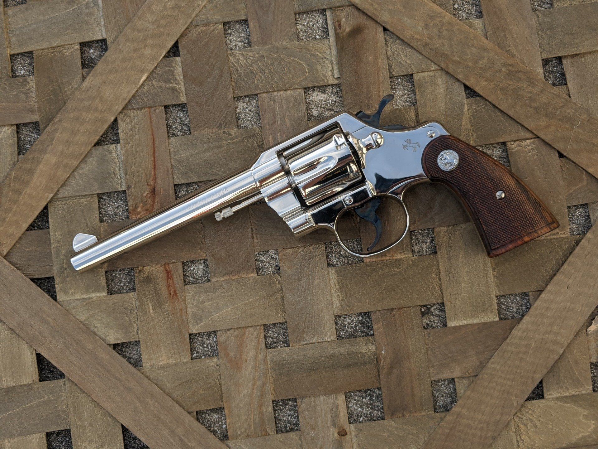 Bright Nickel with Case Color Hammer and Trigger