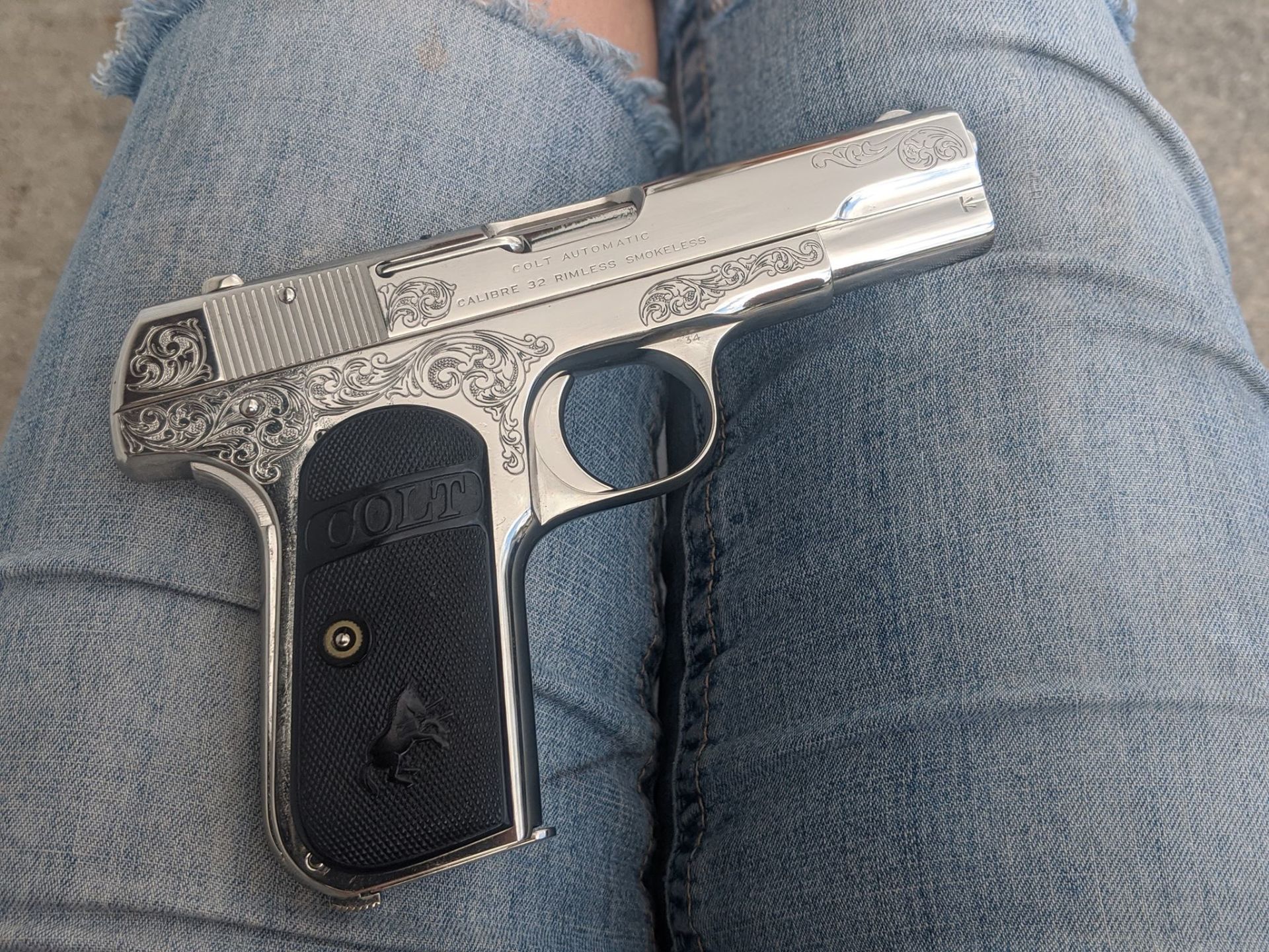 Engraved Colt 1903