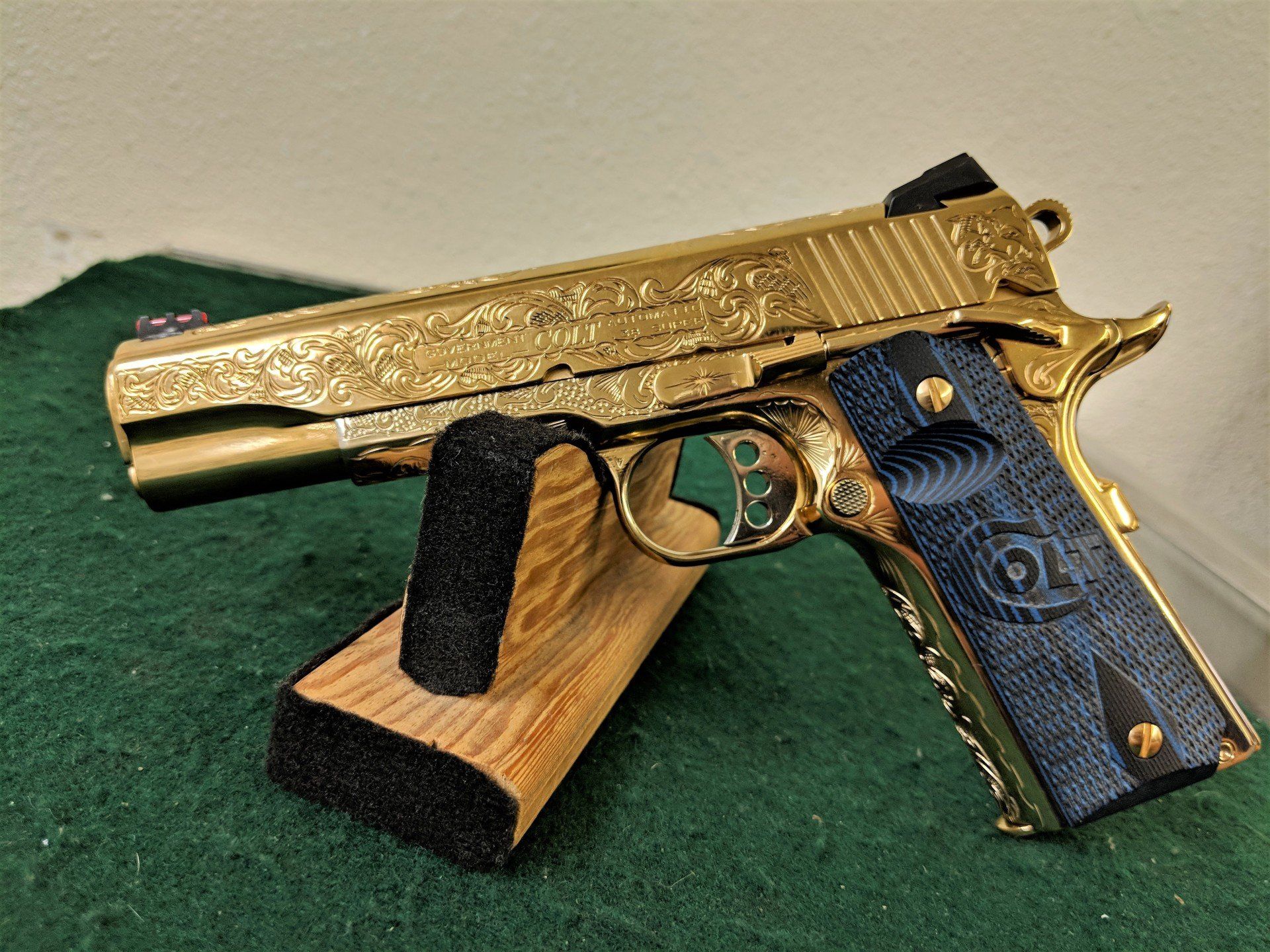 Engraved Colt 24k Gold