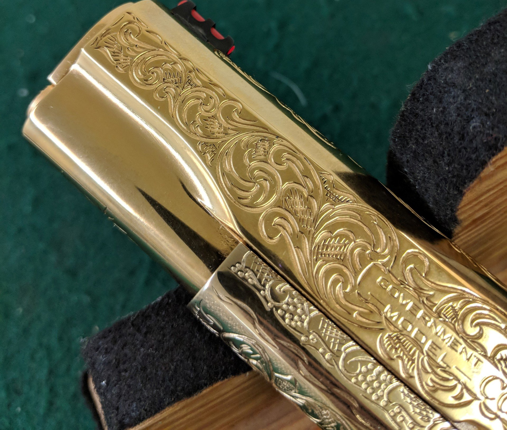 Engraved Colt 24k Gold