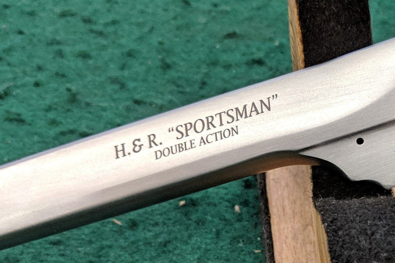 H&R Sportsman Factory Roll Marks Engraved