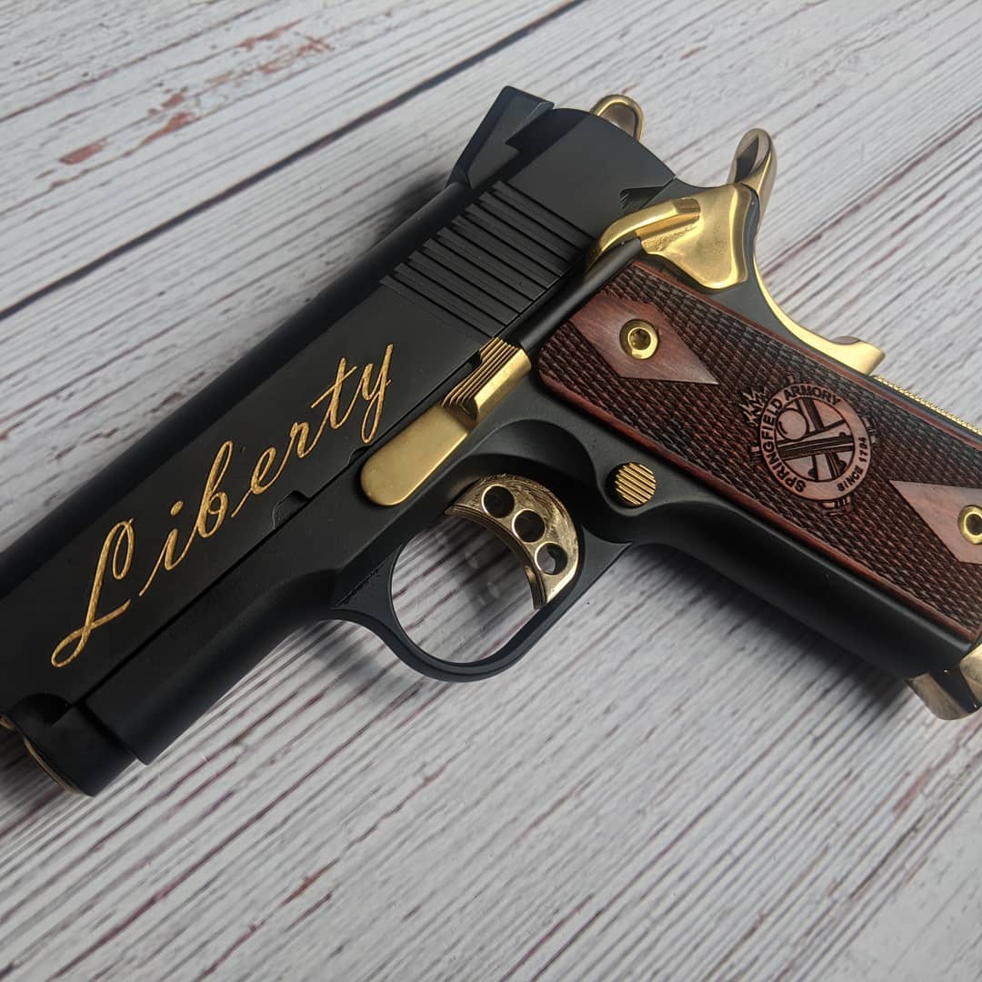 Cerakote and Titanium Gold Springfield Refinish