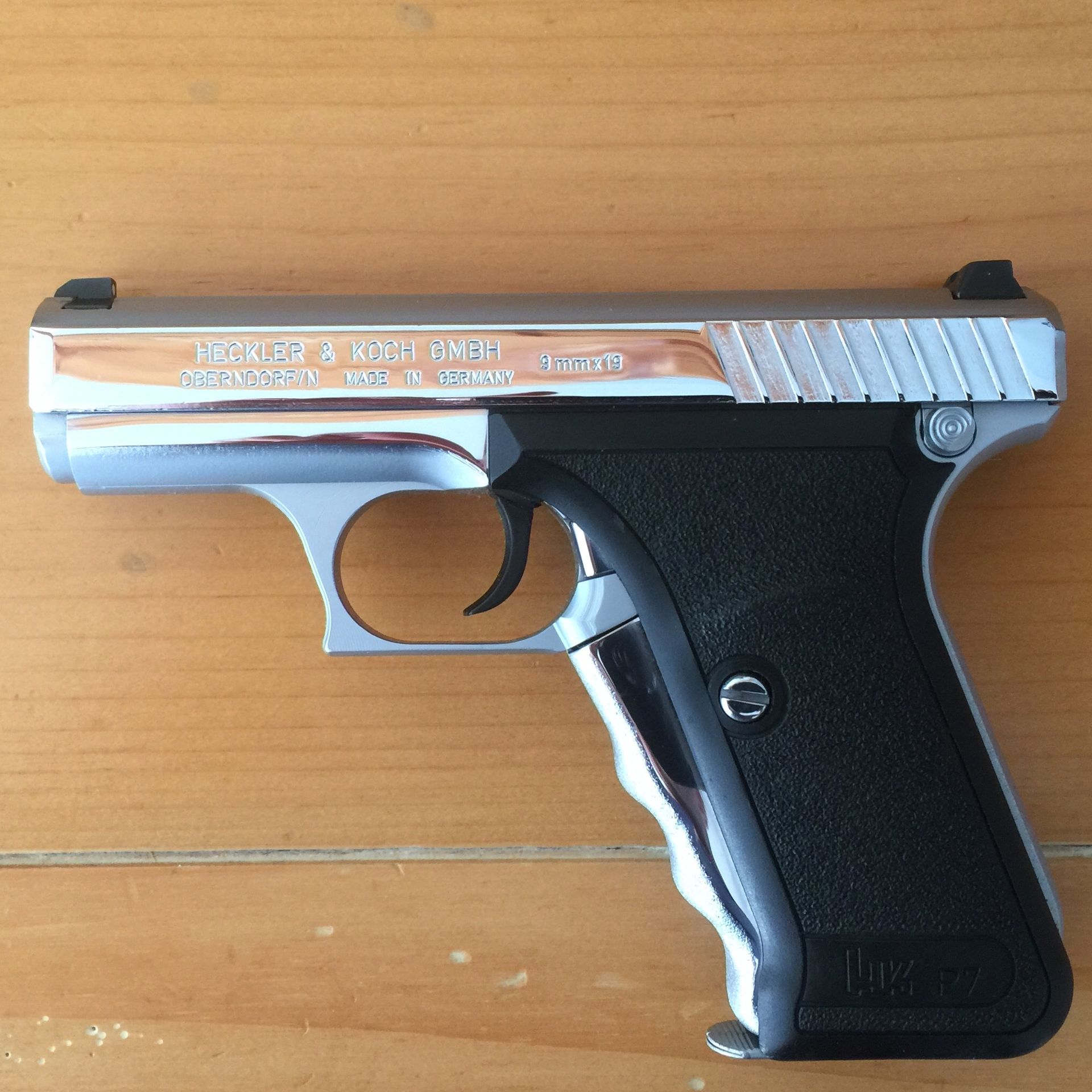 Bright Chrome Matte Rounds HK P7