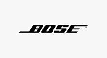 BOSE logo in black on a white background