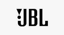 JBL logo in black on a white background