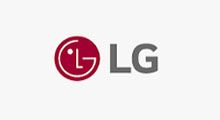 LG logo in red and gray on a white background