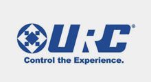 URC logo in blue with the tagline “Control the Experience.”