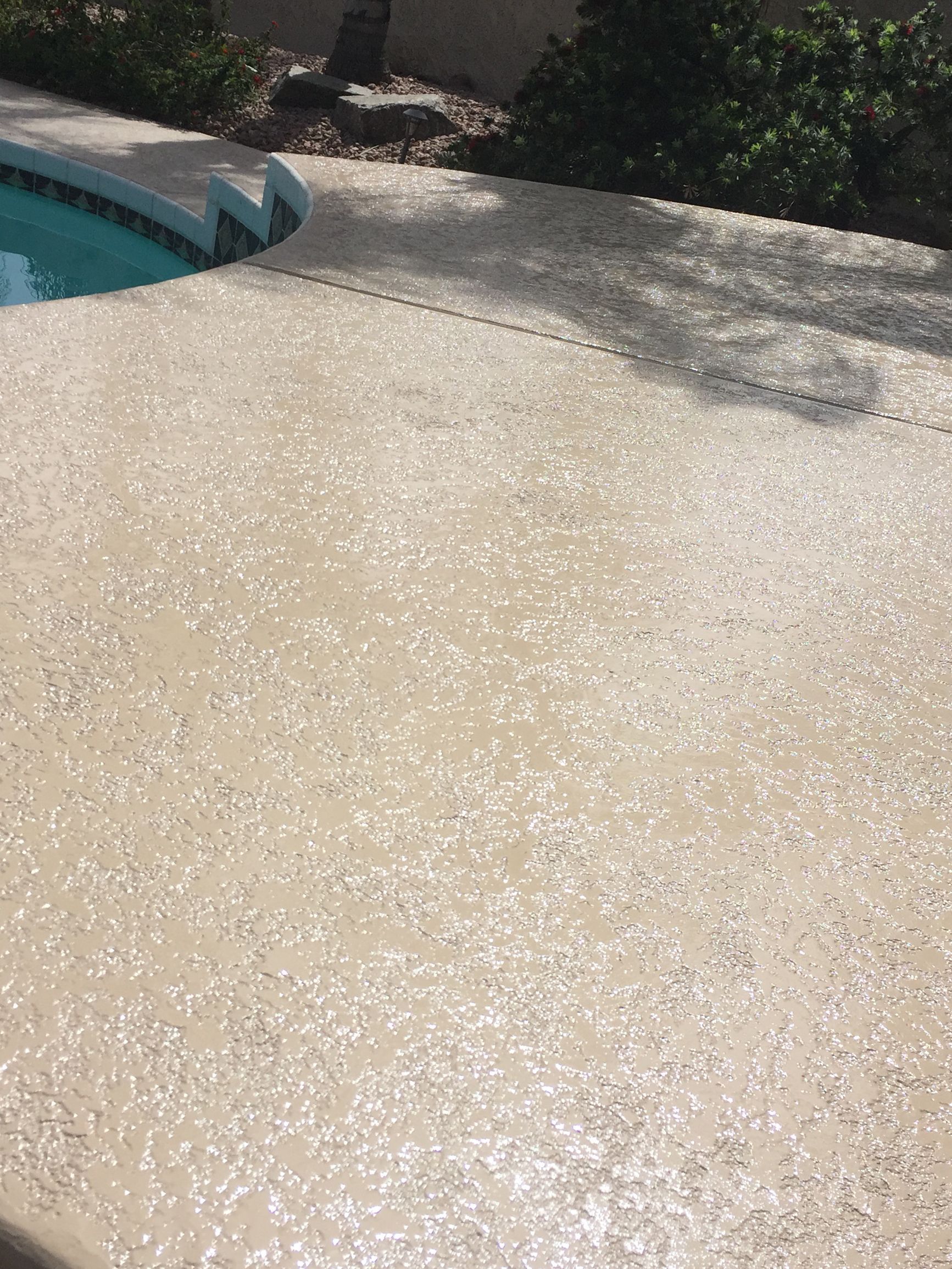 Pool deck coatings