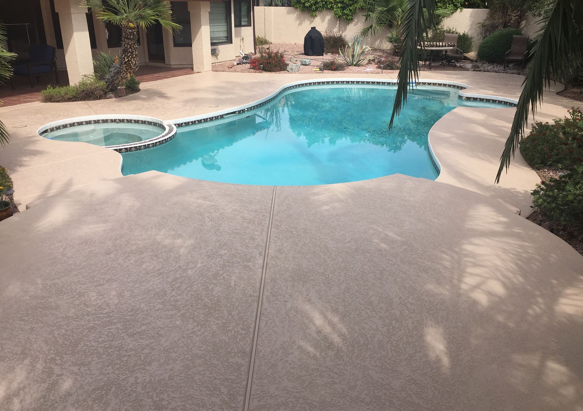 Pool deck coatings