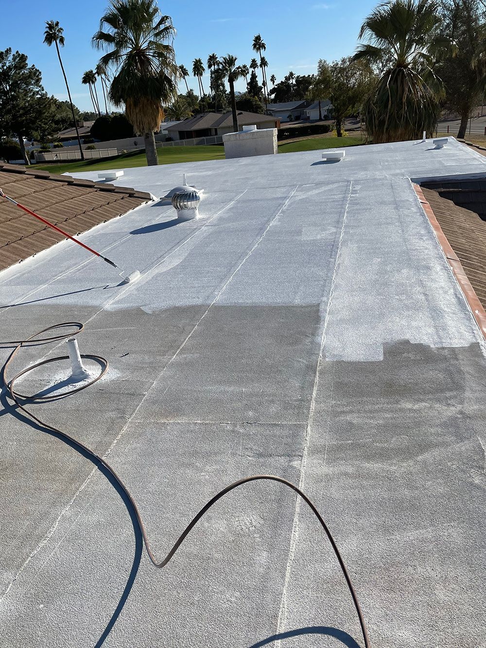 Roof coating services