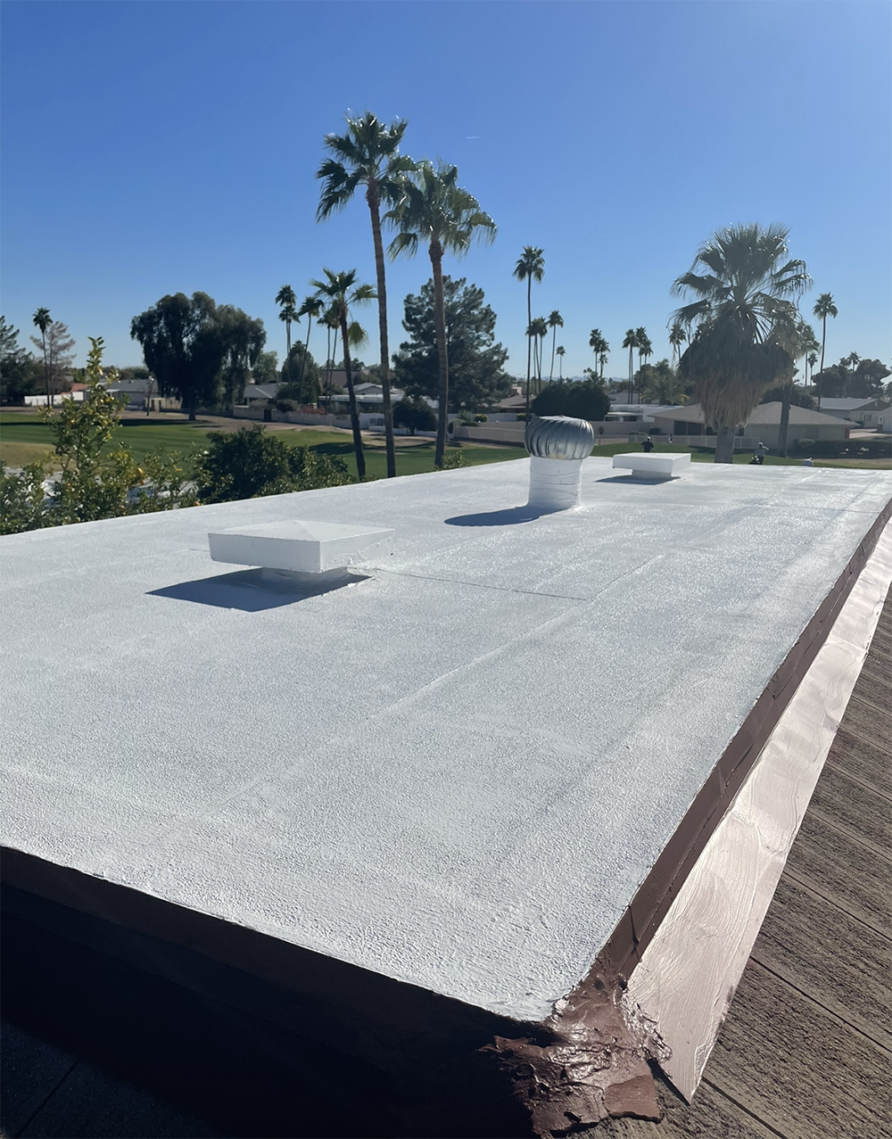 Roof coating services