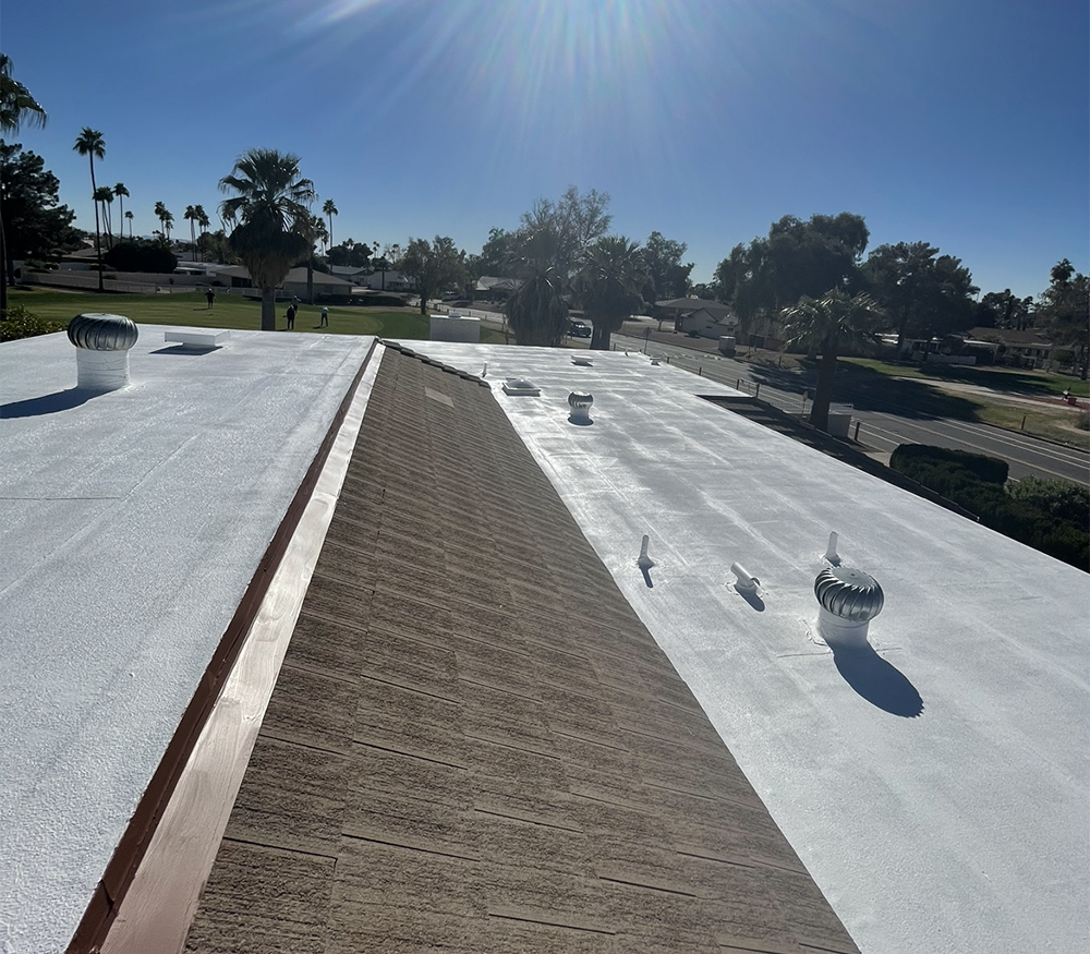 Roof coating services