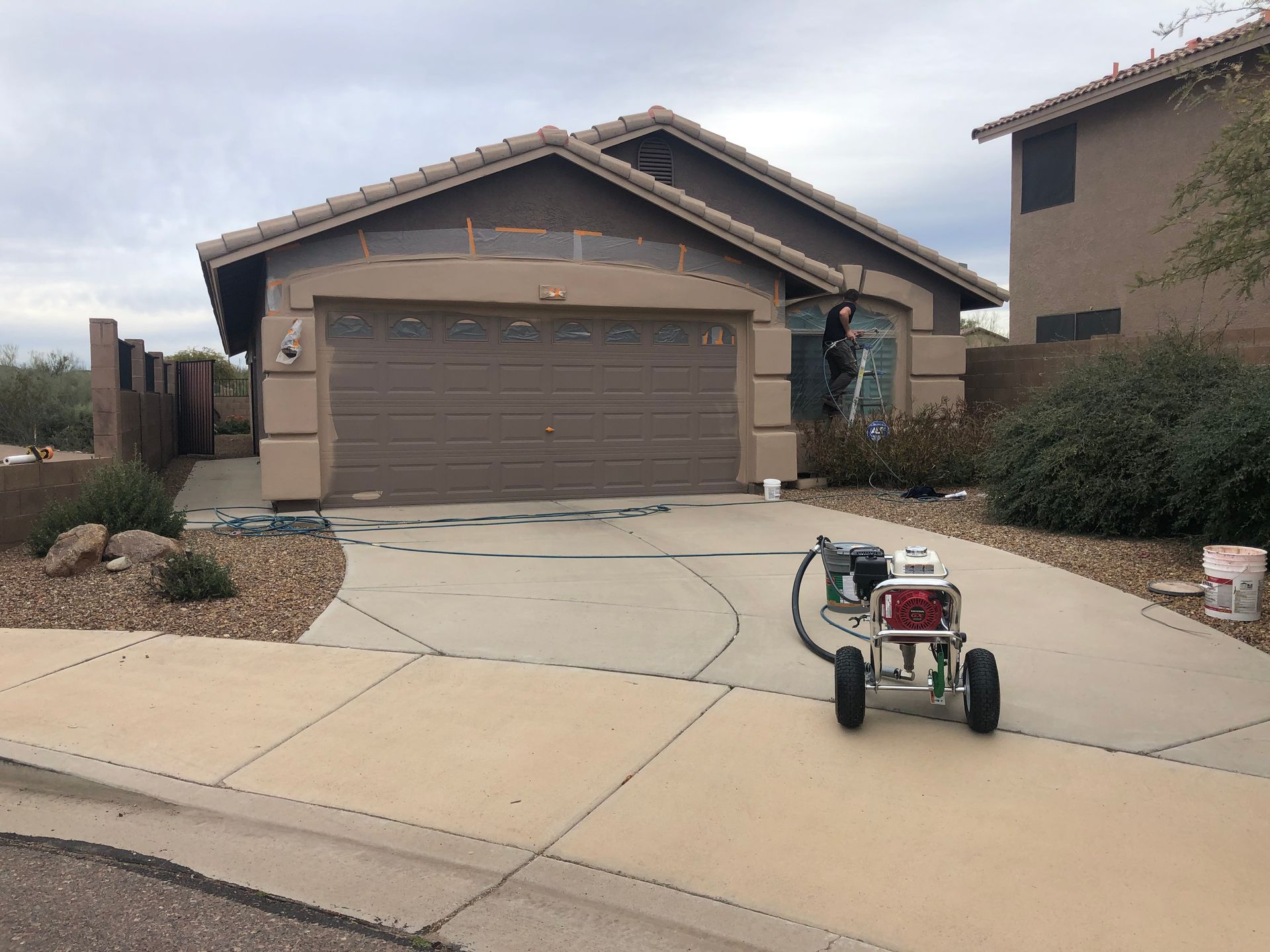 Residential exterior painting