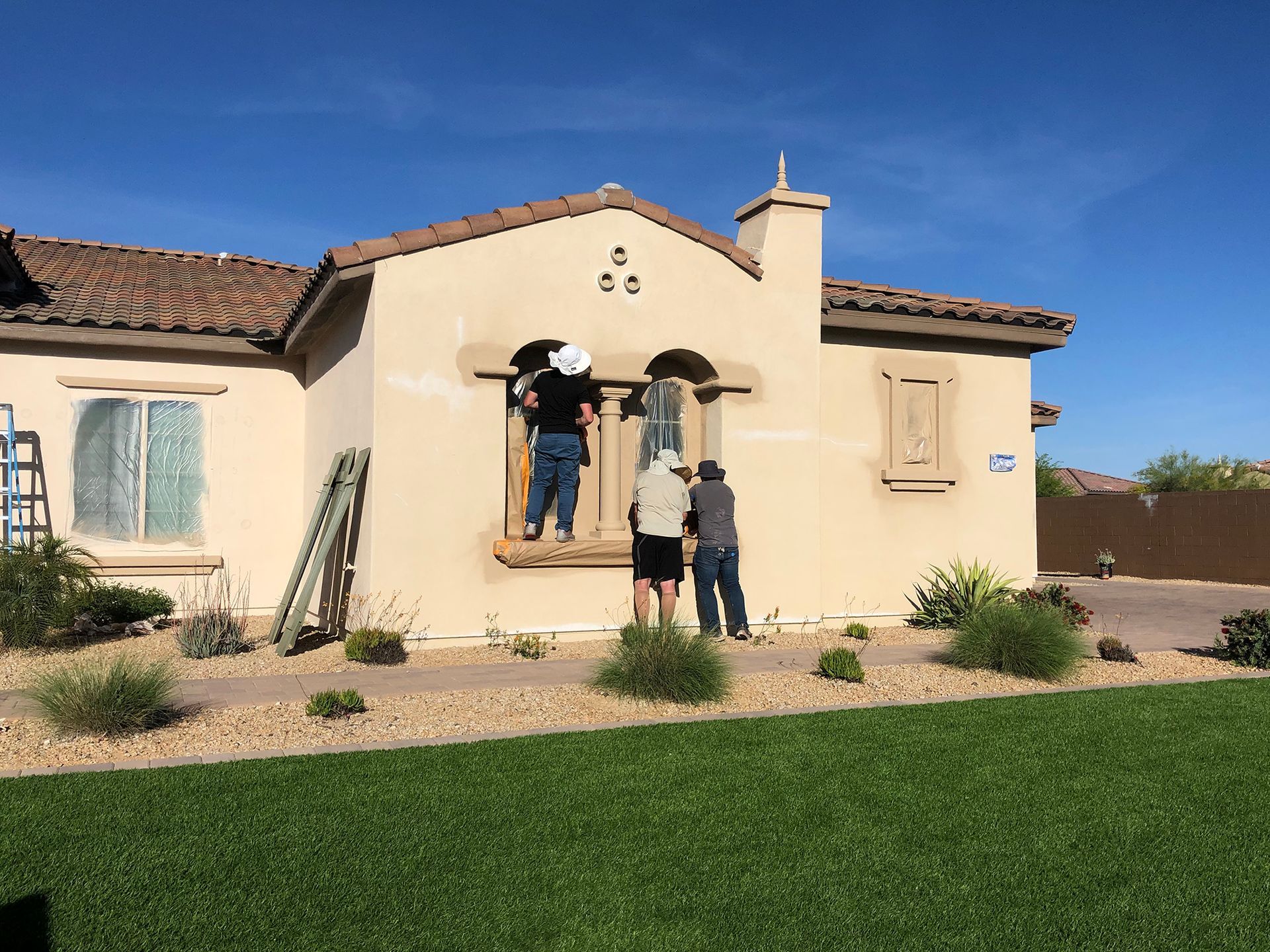 Residential exterior painting