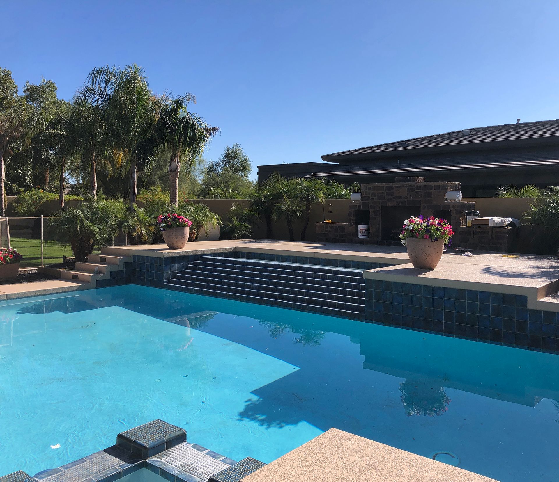 Pool deck coatings