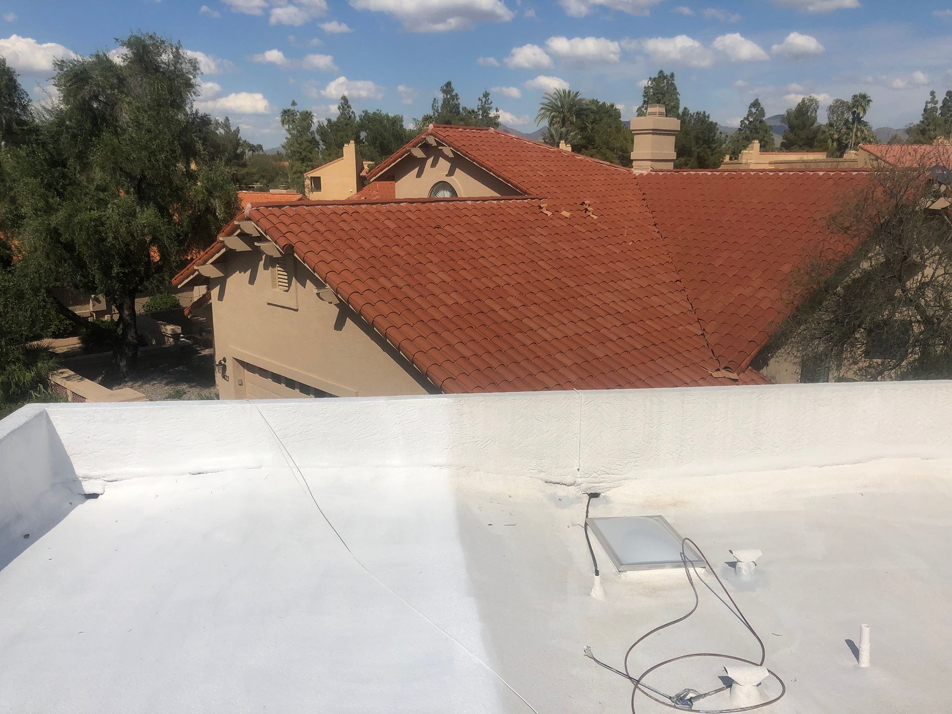 Roof coating services
