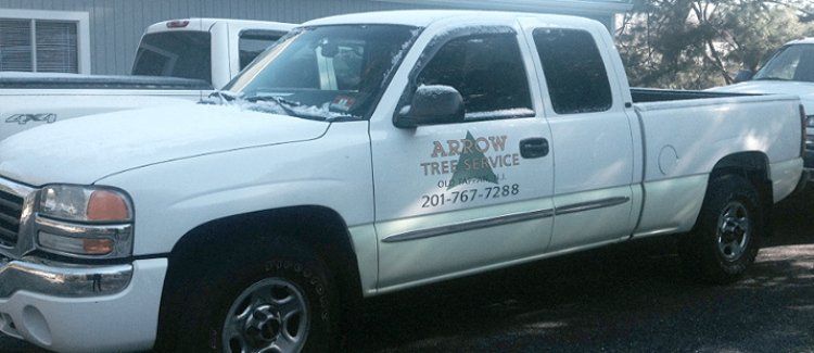 Arrow Tree Service pickup truck