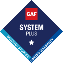 GAF System Plus Weather Stopper Limited Warranty