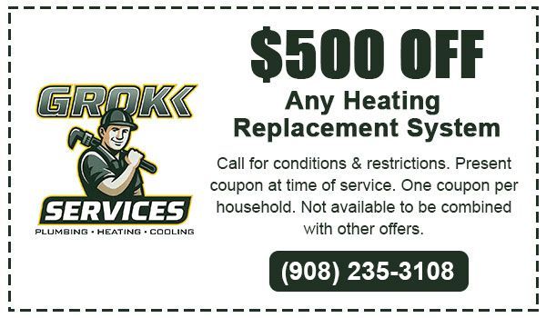 $500 OFF Any Heating Replacement System