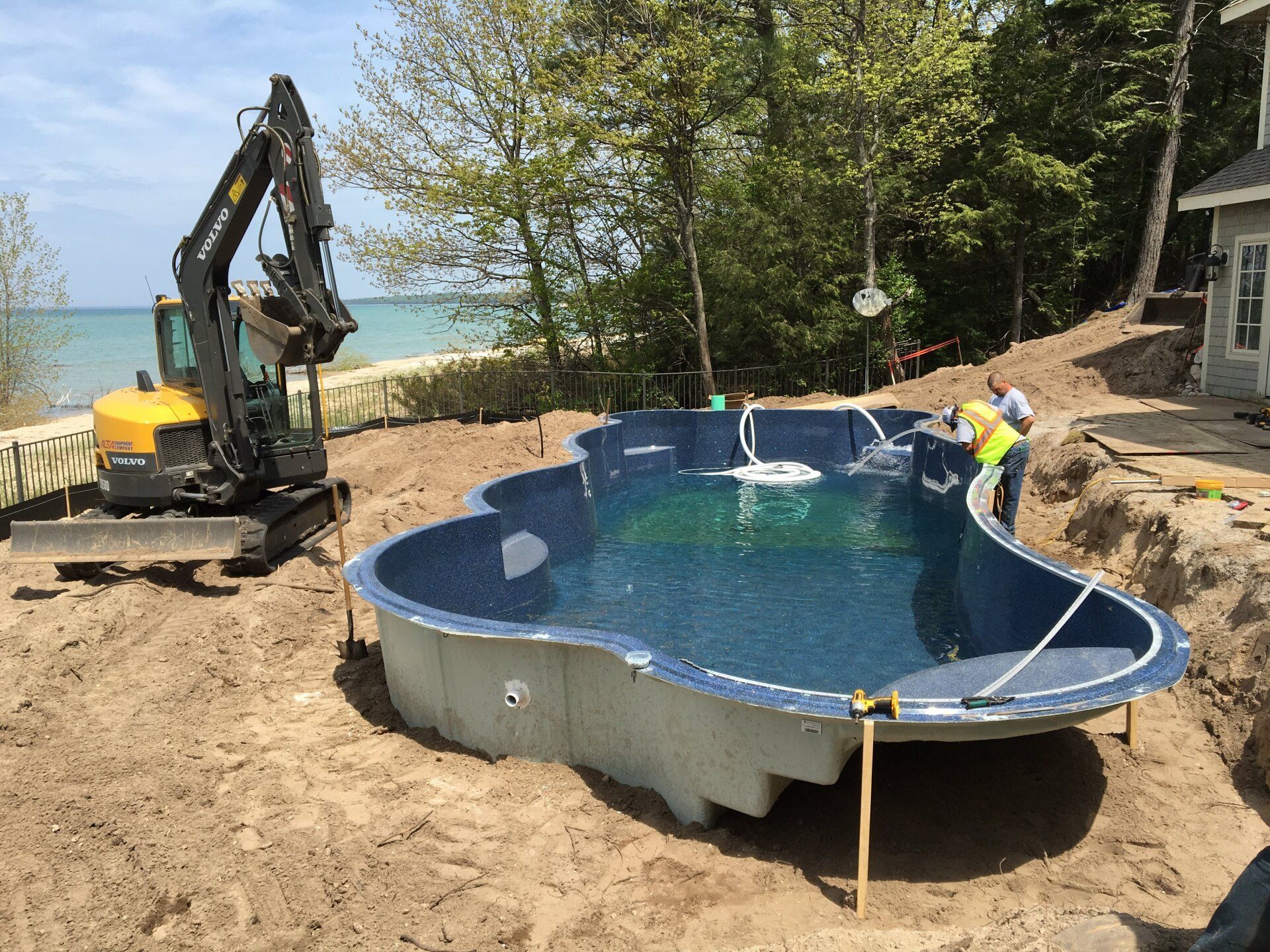 Pool installation