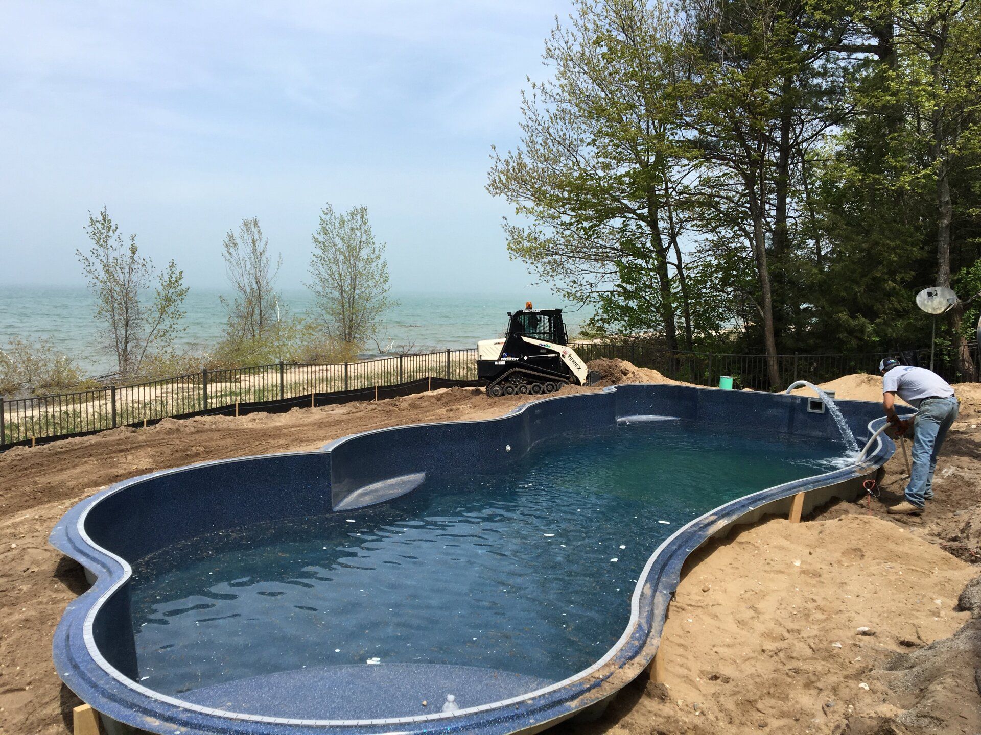 Pool installation